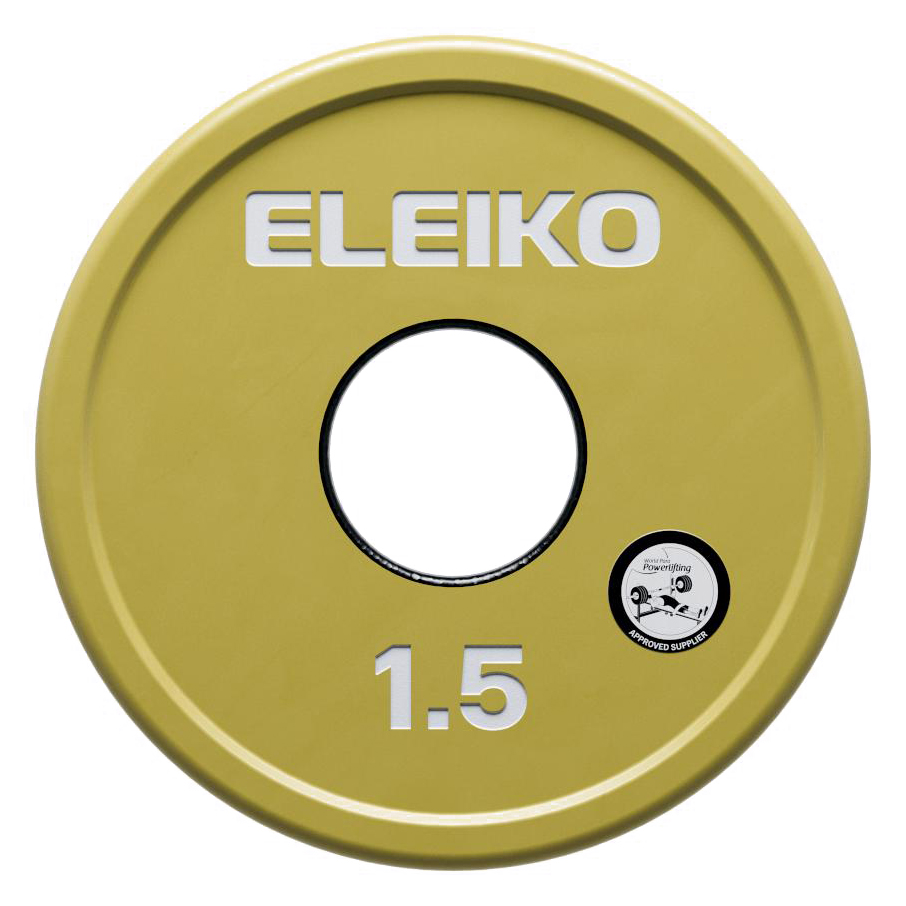 Диск Eleiko WPPO Powerlifting Competition change plate 1,5 кг