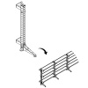 Ножка для стойки хранения Eleiko Prestera Storage Leg Wall Mounted S